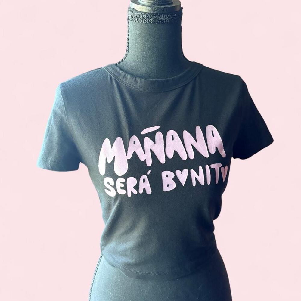 Karol g Size S Wild Fable “Mañana Será Bonita” graphic baby tee latina bitchota
